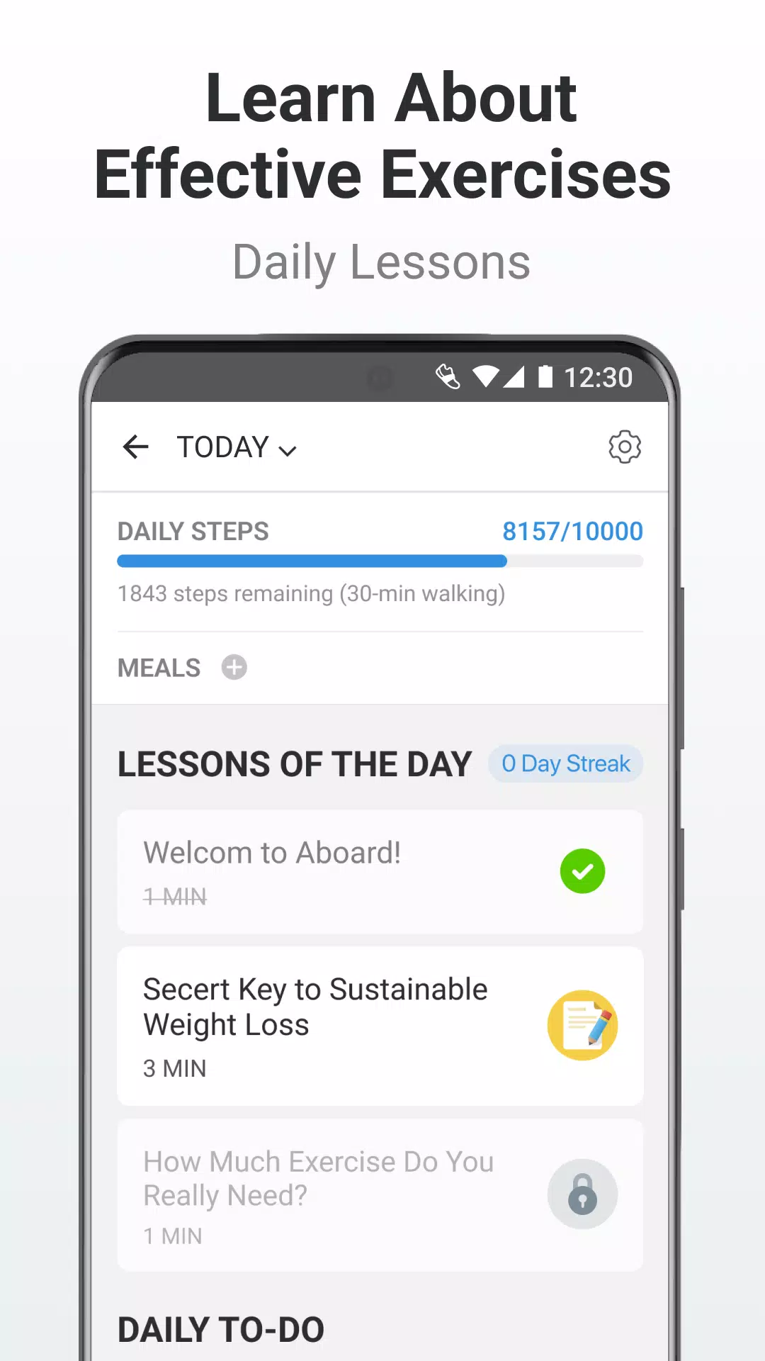 Pacer Pedometer & Step Tracker Screenshot 1