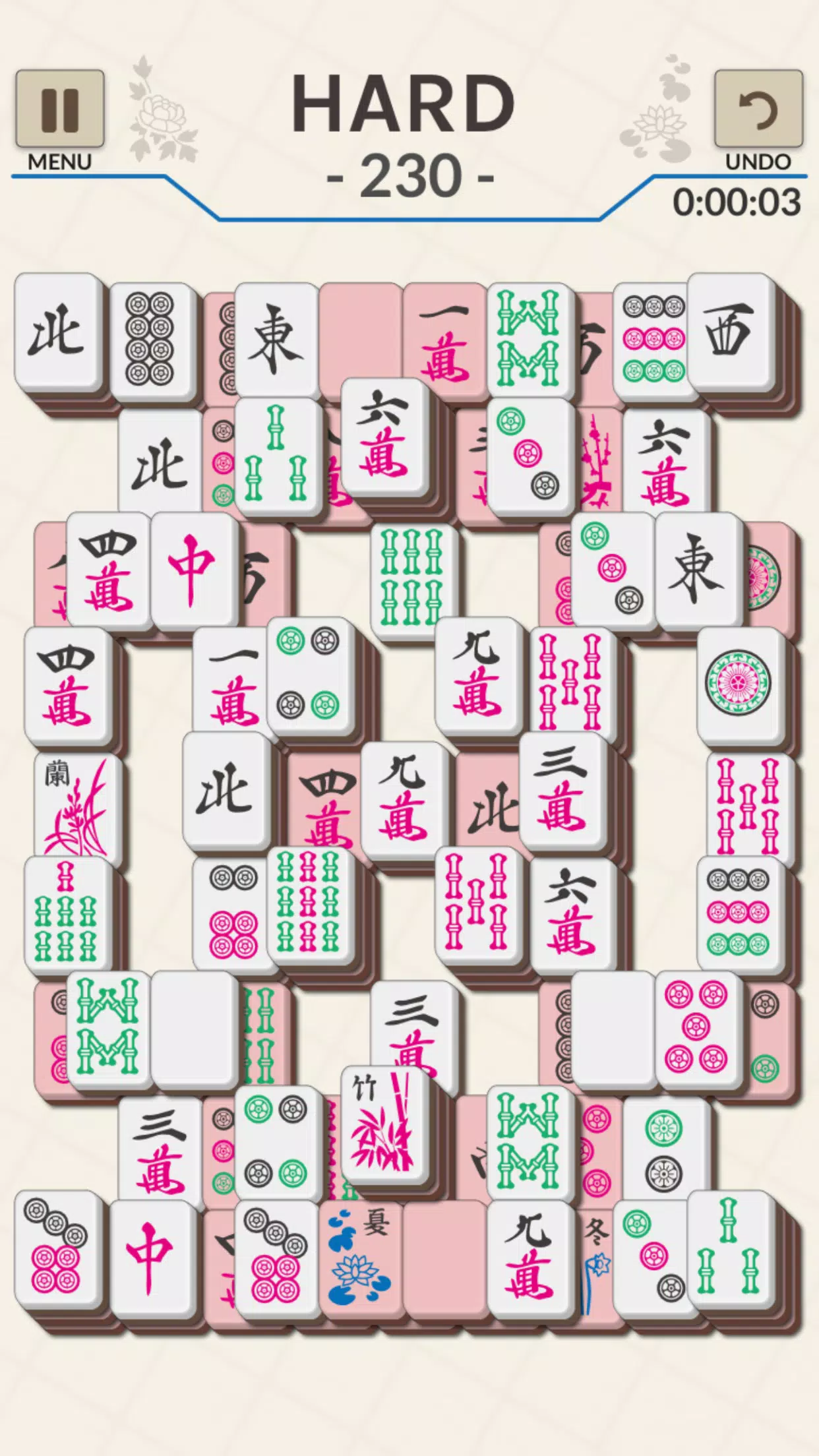 Mahjong Solitaire 1000 Classic Captura de pantalla 1