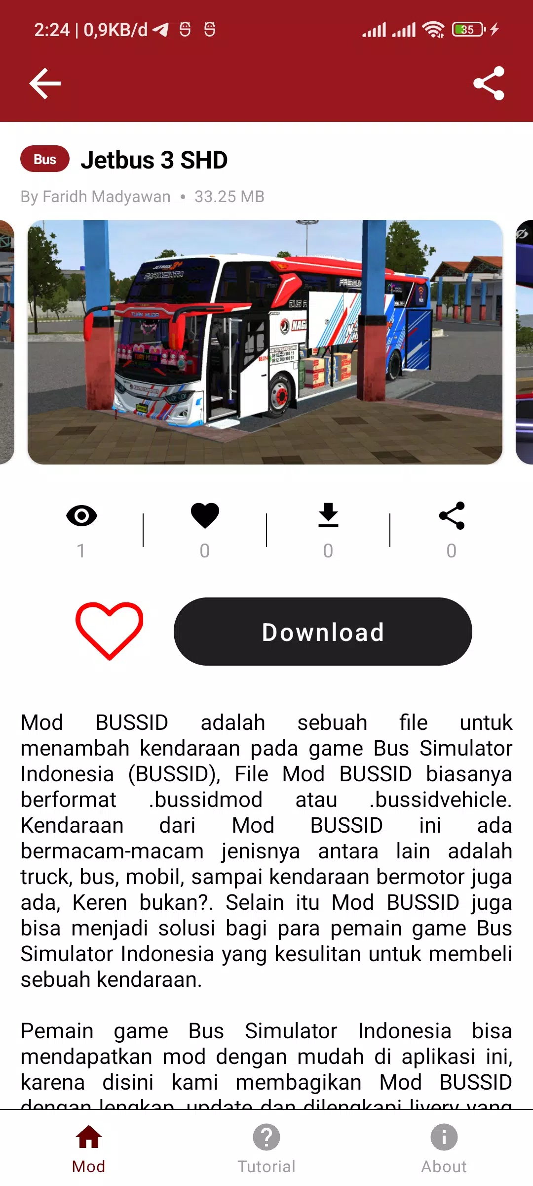 Mod Bus Simulator Basuri Schermafbeelding 3