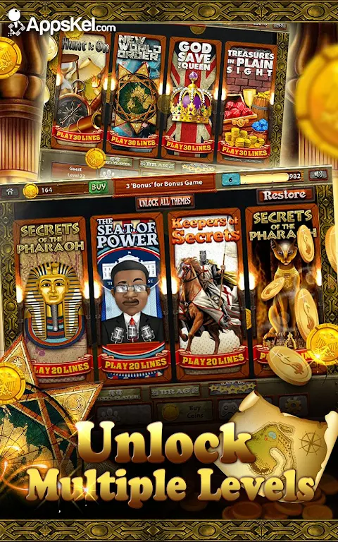 Lost Kingdom Treasure Slots– Las Vegas Casino Game 螢幕截圖 2