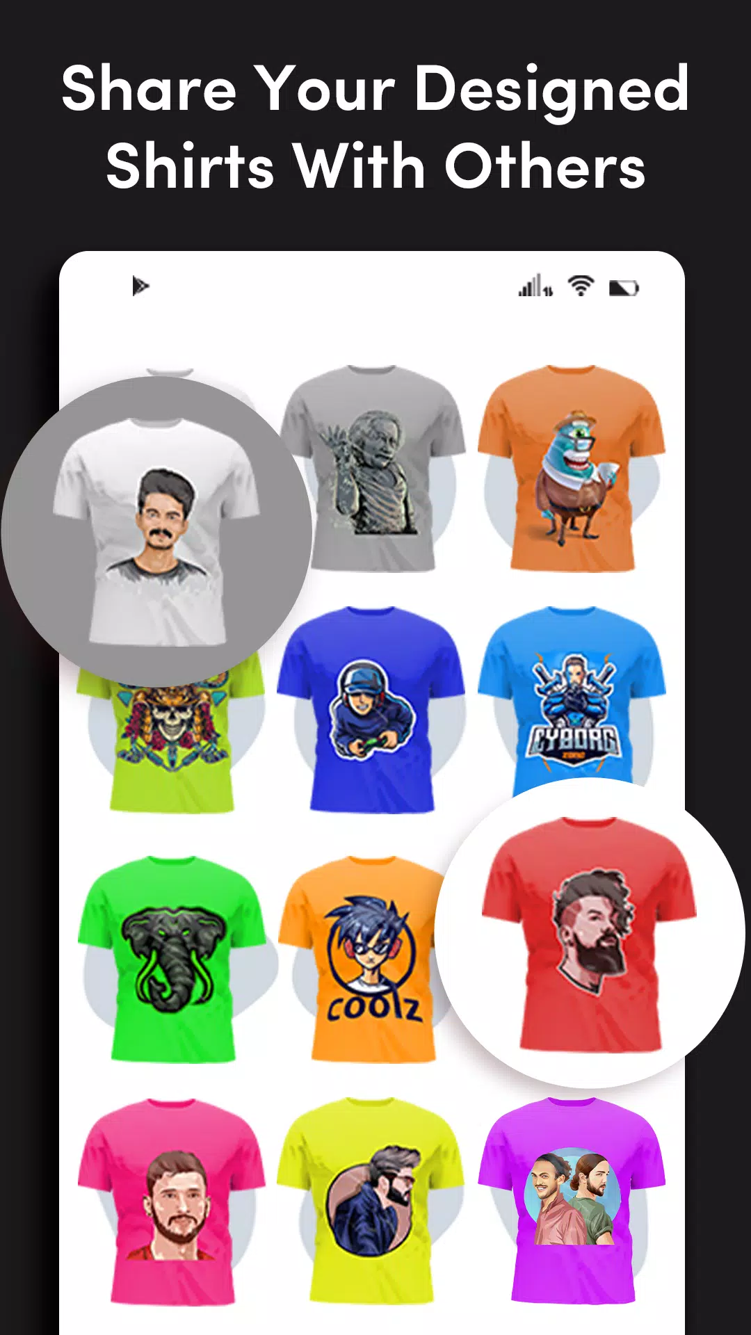 T Shirt Design Maker – YoShirt ภาพหน้าจอ 1