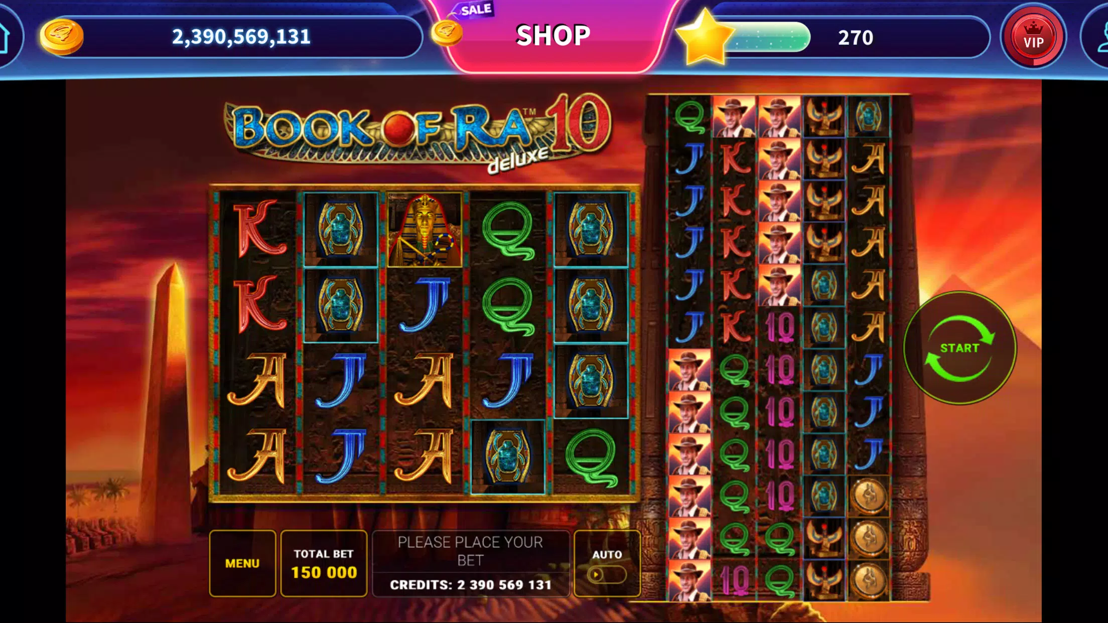 Book of Ra™ Deluxe Slot Capture d'écran 3