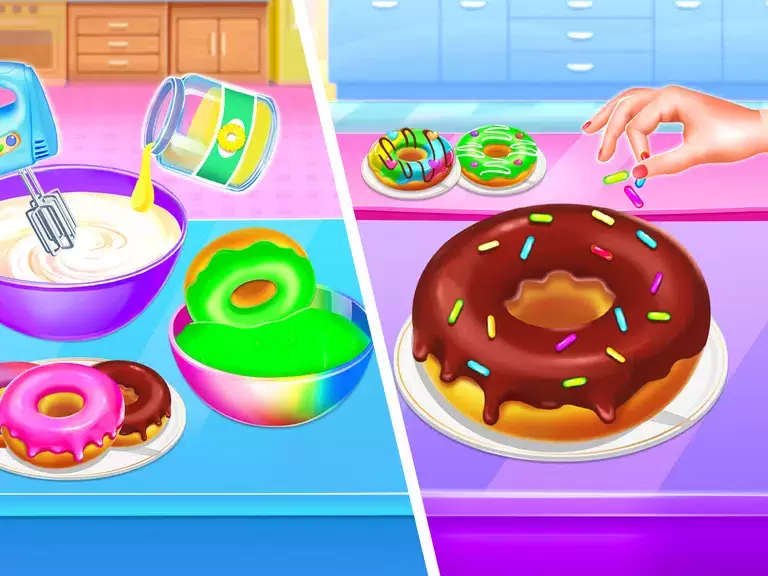 Make Donuts Game - Donut Maker 스크린샷 0