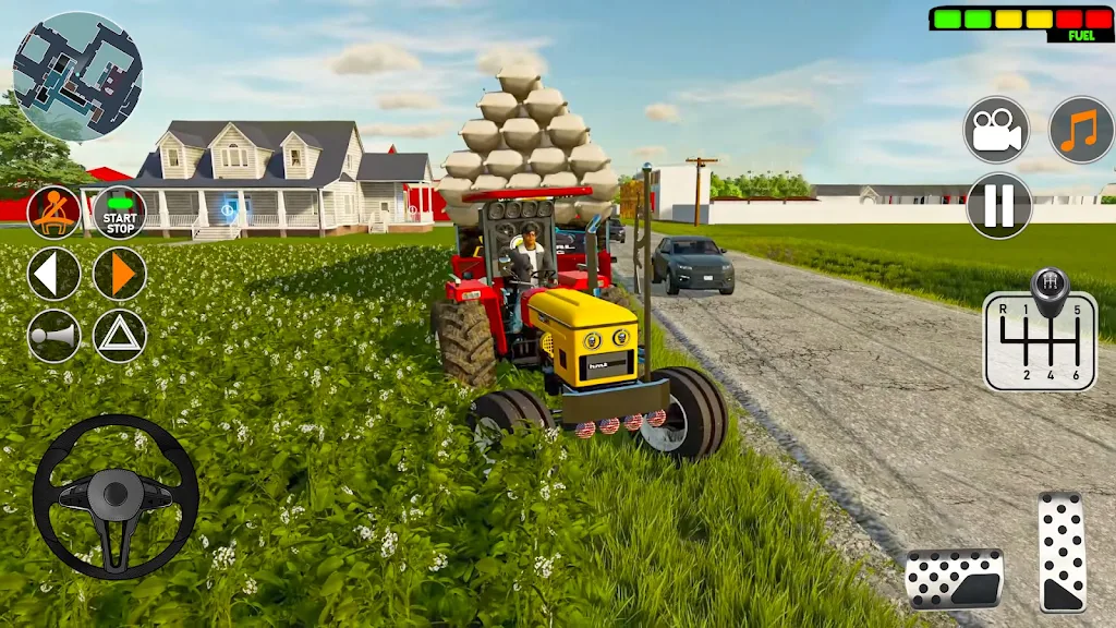 Cargo Tractor Farming Game 3D Captura de tela 1