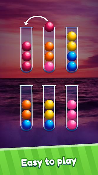 Ball Sort Puzzle Color Sort Mod Captura de tela 0