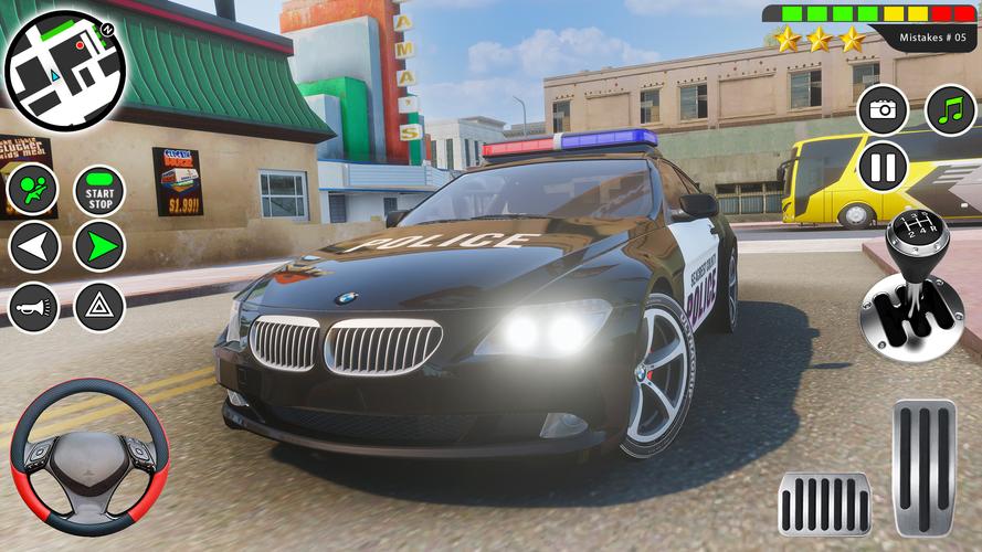 Super Police Car Parking 3D Скриншот 1