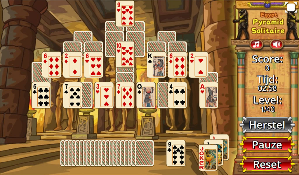 Egypt Pyramid Solitaire ภาพหน้าจอ 1