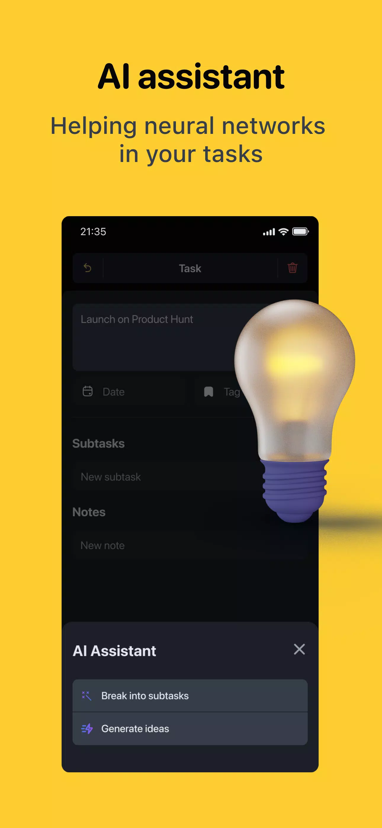 Hubit Plan: task manager 螢幕截圖 1
