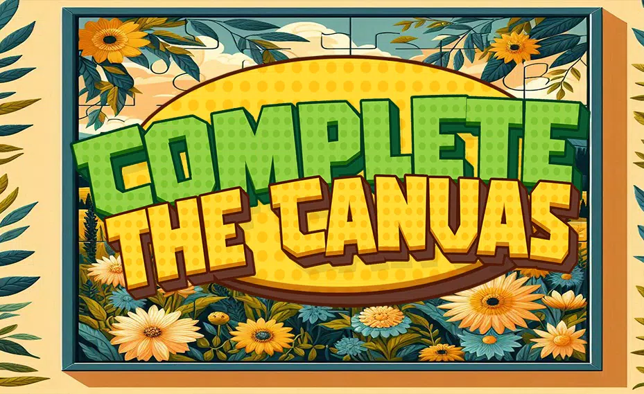 Schermata Complete the Canvas Puzzle 0