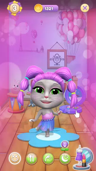 Virtual Pet Lily 2 - Cat Game Captura de pantalla 1