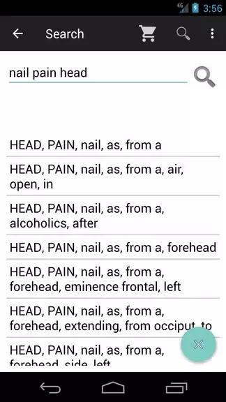 Homoeopathic Repertorium Ảnh chụp màn hình 3