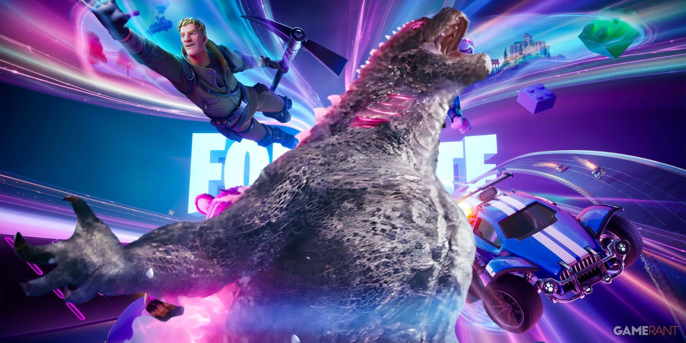 La perdita di Fortnite prende in giro più Godzilla e Monsterverse Skins