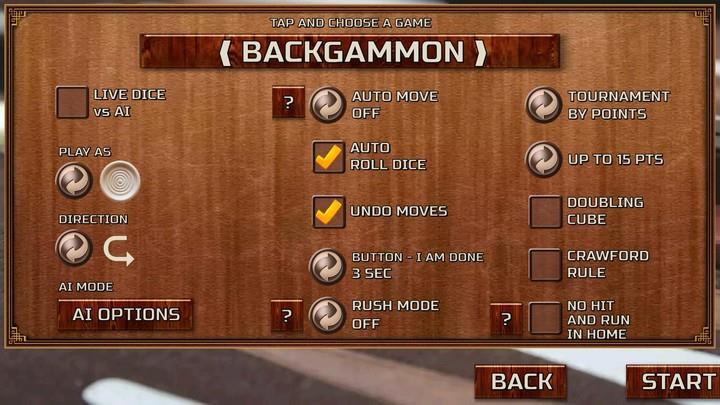 Backgammon Games : 18 Screenshot 1