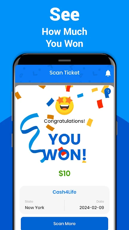 Lottery Ticket Scanner Screenshot 2