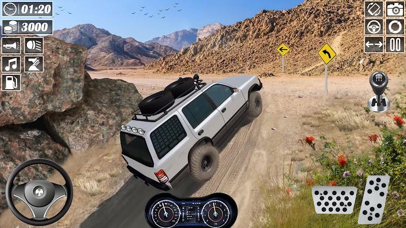 Offroad Jeep Simulator Game Schermafbeelding 0