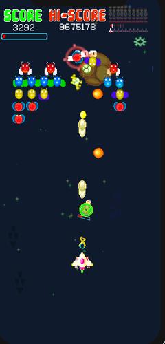 Galaxiga Retro Arcade Action Capture d'écran 2