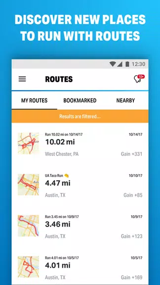 Бегай с MapMyRun Скриншот 2