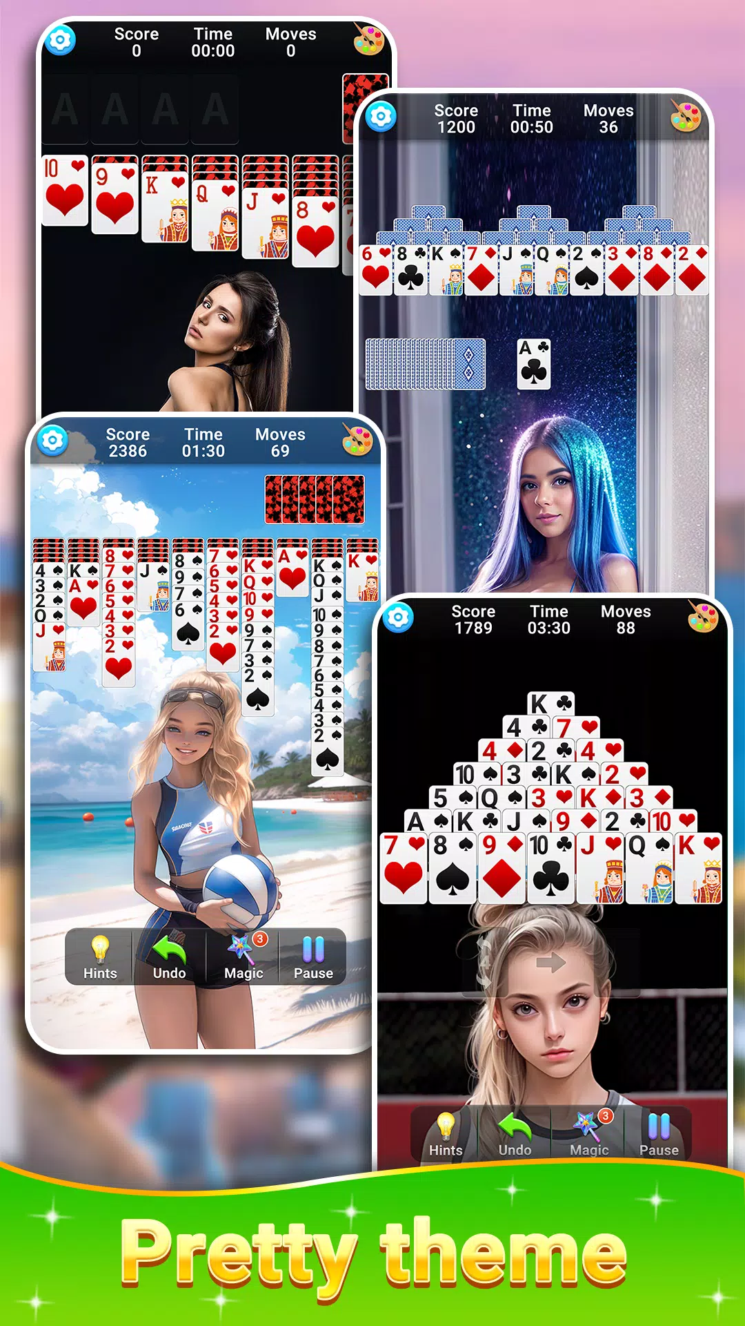 Solitaire Collection Girls Screenshot 2