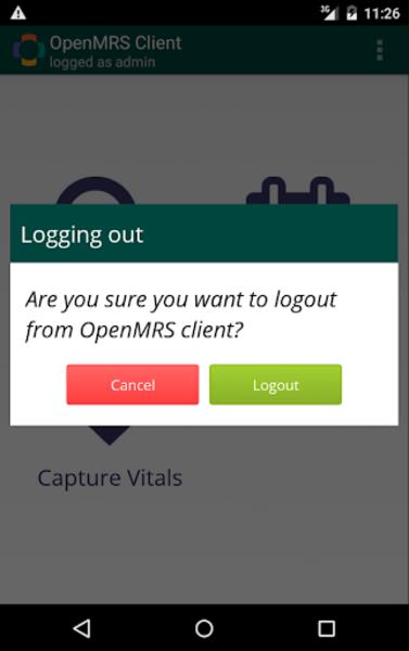 OpenMRS Android Client Screenshot 2