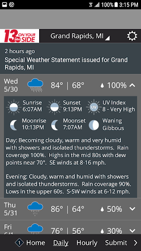 WZZM 13 Weather スクリーンショット 1