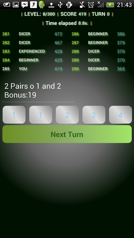 Doms roll dice poker game free Captura de tela 2