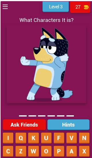 BLUEY QUIZ Captura de tela 2