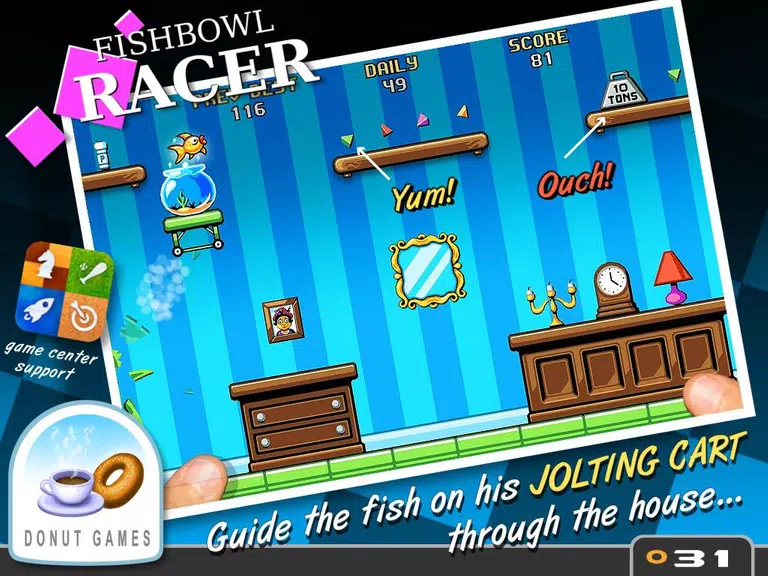 Fishbowl Racer Schermafbeelding 2