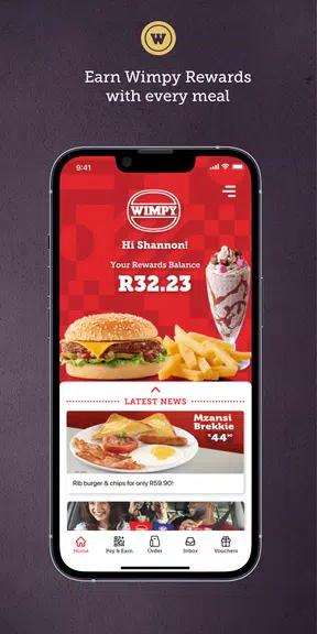 Wimpy Rewards App Capture d'écran 0