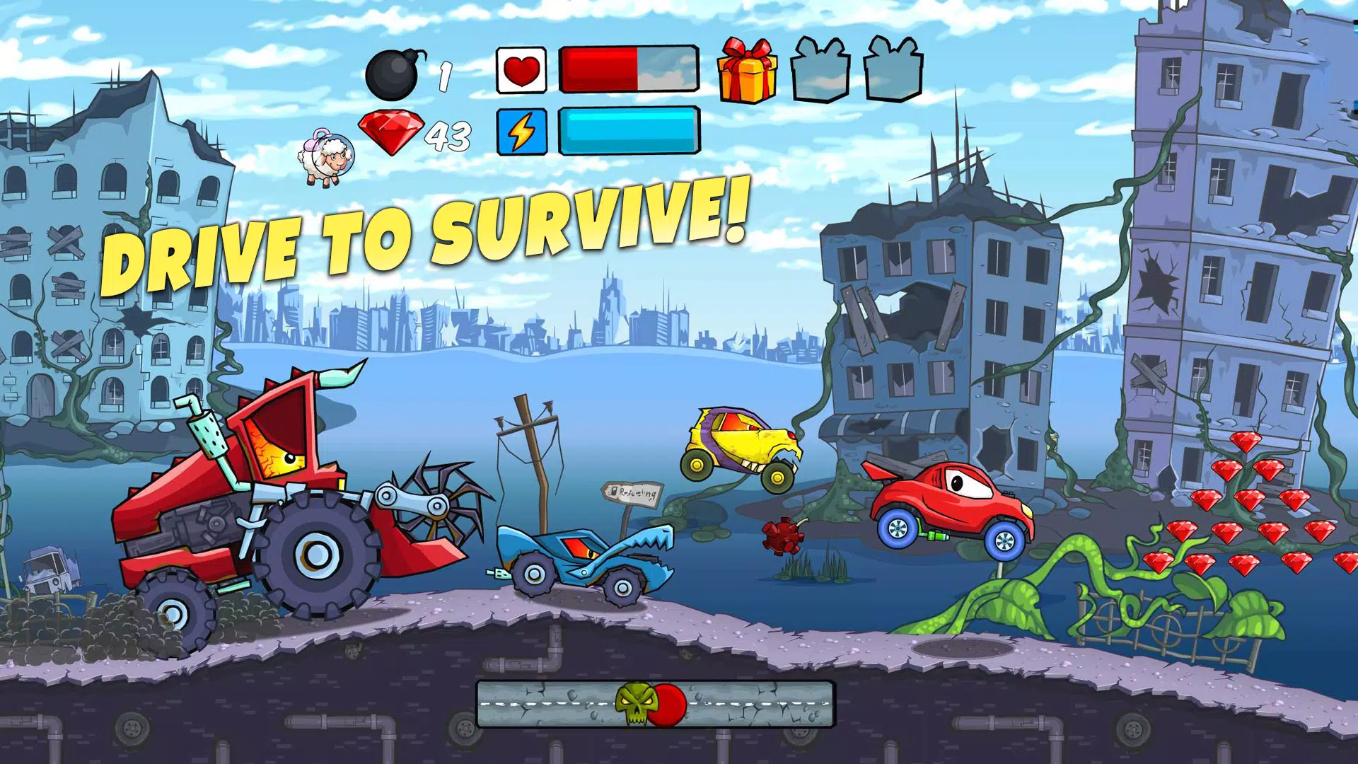 Car Eats Car - Apocalypse Race Скриншот 0