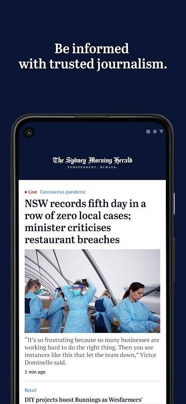 The Sydney Morning Herald 스크린샷 0