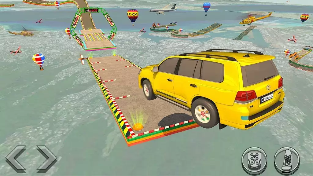 Mega Ramp Car Stunt Racing 3d Schermafbeelding 1