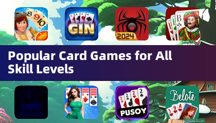 Popular Card Games for All Skill Levels