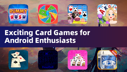 Aufregende Kartenspiele für Android -Enthusiasten
