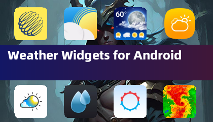 Widgets climáticos para Android