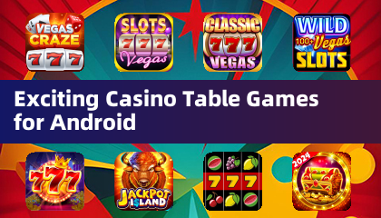 Android için heyecan verici casino masa oyunları