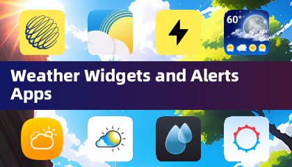 Mga widget ng panahon at alerto apps