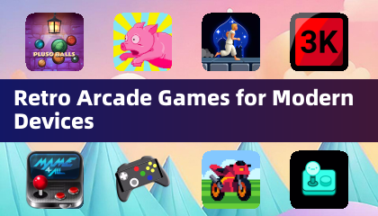 Jeux d'arcade rétro pour appareils modernes