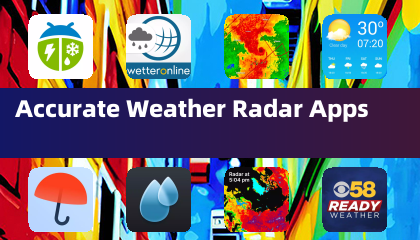 Applications de radar météo précises