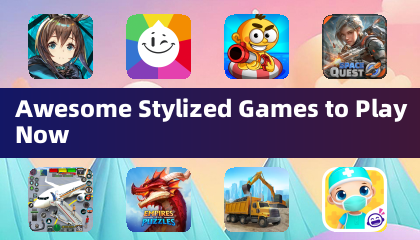 Fantastische stylisierte Spiele zum Spielen