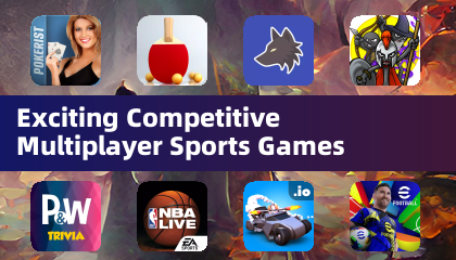 Spannende wettbewerbsorientierte Mehrspieler-Sportspiele