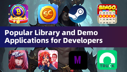 Biblioteca y aplicaciones de demostración populares para desarrolladores