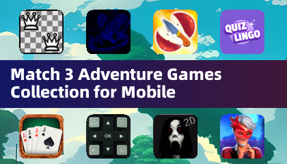Colección de juegos de aventura Match 3 para móviles