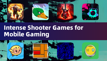 Intensive Schießerspiele für mobiles Gaming