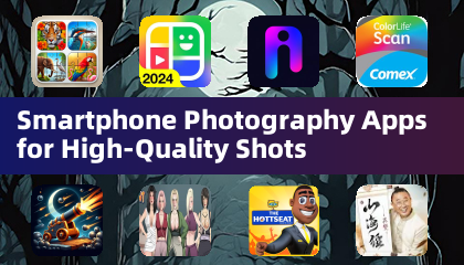 고화질 촬영을 위한 스마트폰 사진 촬영 앱