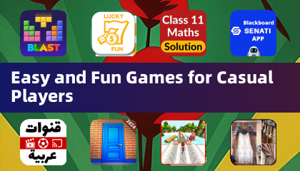 Einfache und unterhaltsame Spiele für Gelegenheitsspieler